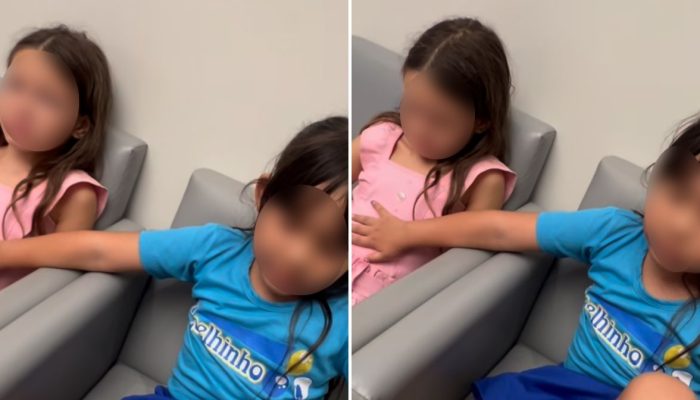 Menina ora por amiga com suspeita de apendicite no hospital: