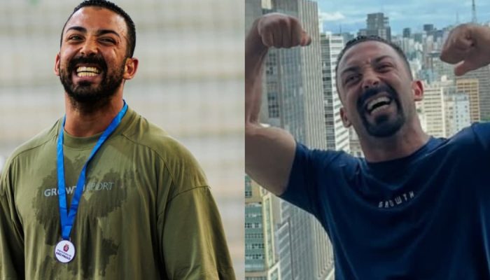 Alex Luz se tornou fisiculturista. (Foto: Reprodução/Instagram/lekaobodybuilder).