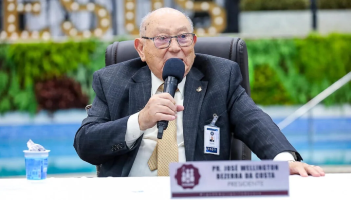 Pastor JosÃ© Wellington Bezerra da Costa, lÃ­der da Assembleia de Deus MinistÃ©rio do BelÃ...
