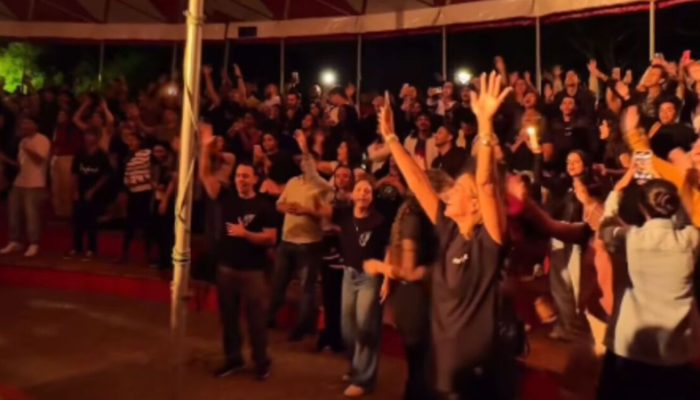 Culto de estudantes evangélicos na UFMG Foto: Reprodução/Rede Social